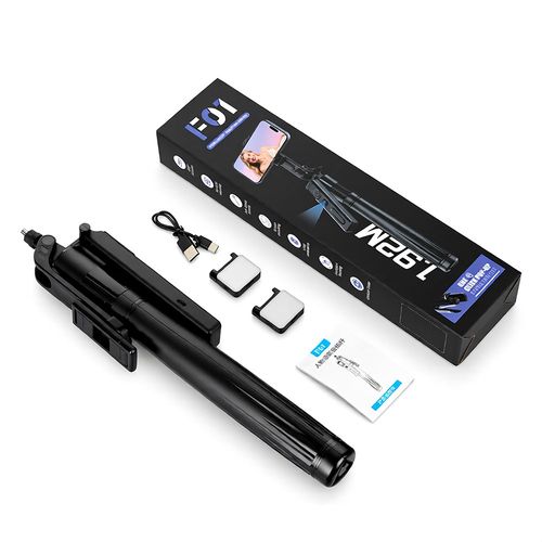 192cm 360 AI Face Tracking Selfie Stick Tripod w/2 Fill Lights Auto Open Stand — image 22