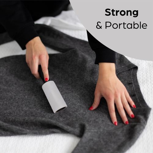 5 x Rolls Lint Roller Remover Sticky Brush Dust Fluff Pet Hair Clothes Refill — image 6