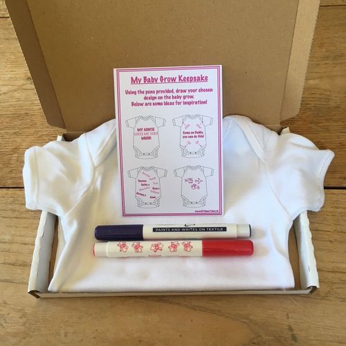 Personalise your own BABY GROW KEEPSAKE-Baby Shower Game-Babygrow Maternity Gift — image 2