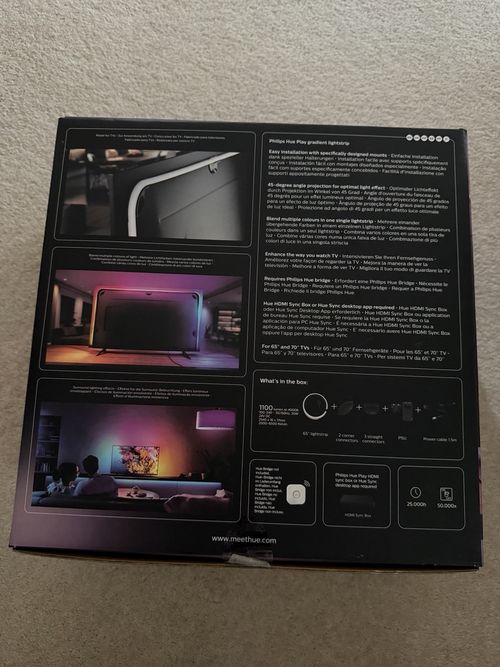 Philips Hue Play Gradient Lightstrip 65" TV Pack LED Colour-Changing — image 2
