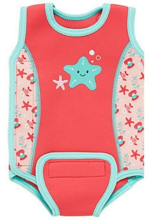 Baby Girls Wetsuit Warmer Swimsuit  Sunsuit Swim Nappy UPF50+ TO KEEP BABY WARM — image 1