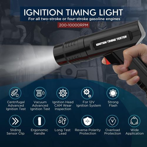 Ignition Timing Light 12V Gasoline Engine Timing Strobe Lamp for Car Motorcycle  — image 2