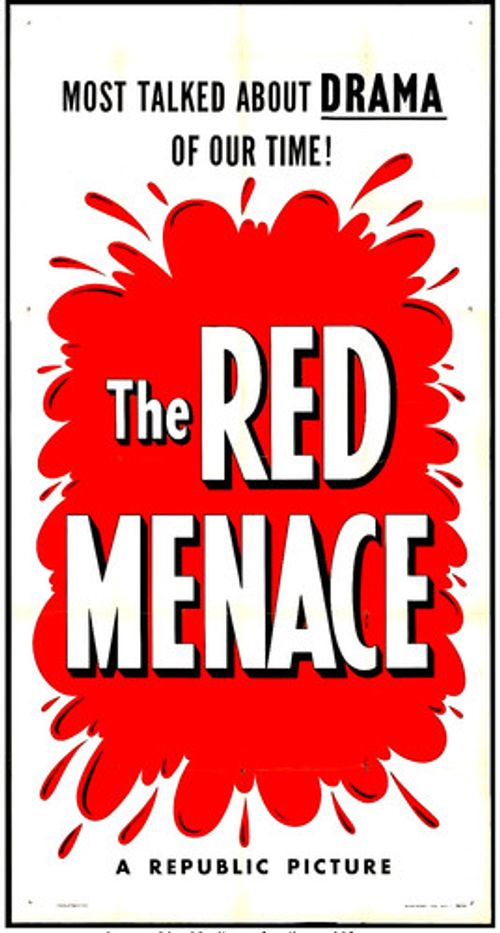 1949 Red Menace Original Movie Poster 41x79 3Sht Cult Cold War Propaganda