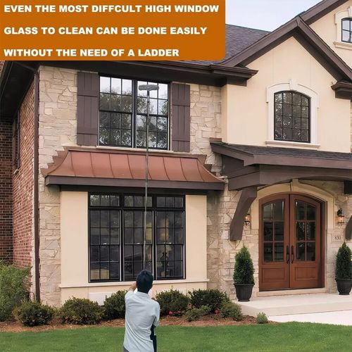 4.5M Telescopic Squeegee Cleaner Window Glass Cleaning Kit Extendable Pole Tool — image 6