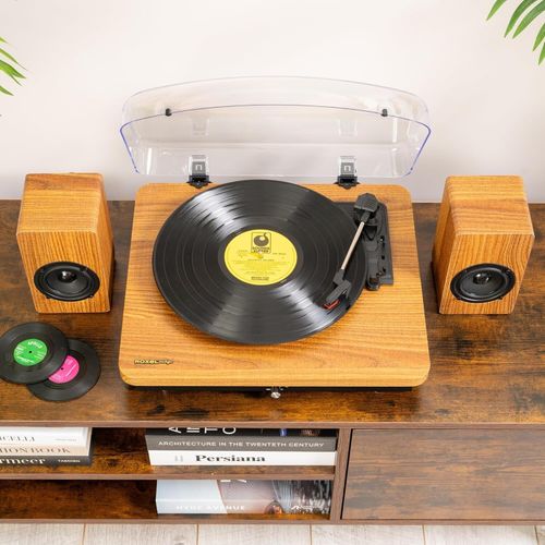 Roxel VRP-90 Turntable with Stereo Speakers,Vinyl Record Player with speaker — image 6