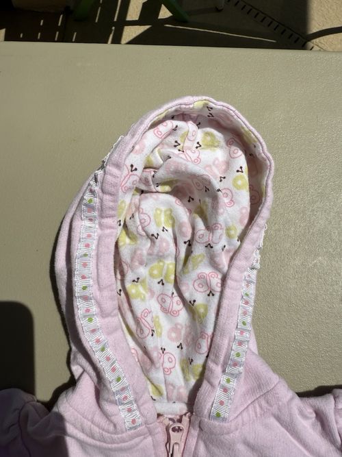 Vintage Disney Winnie The Pooh Baby Jacket-Girls Sz 6-9 Months Pink — image 3