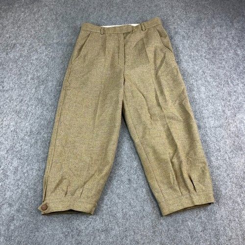 Barbour Womens Plus Fours Shooting Breeks Tweed UK 12 Green Hunting Country