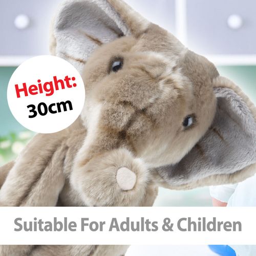 Safari Elephant Plush Premium Toy - Natural World Collection — image 6