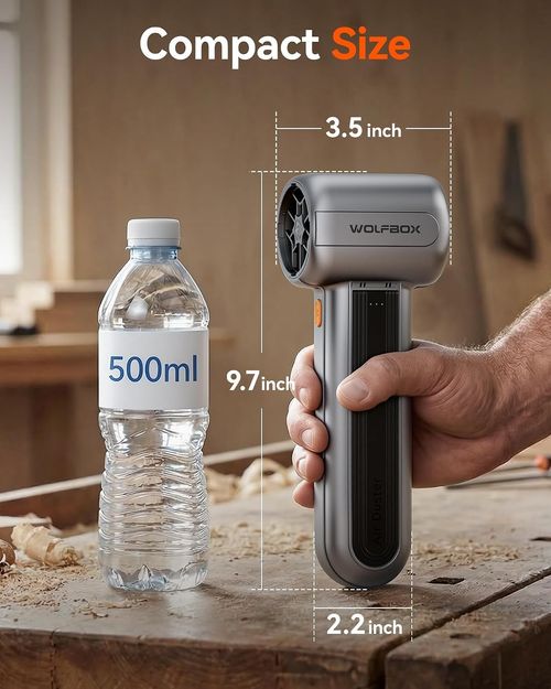 WOLFBOX MF400 Leaf Blower Cordless Lightweight 3 Mode Garden Dust Corner Cleaner — image 8