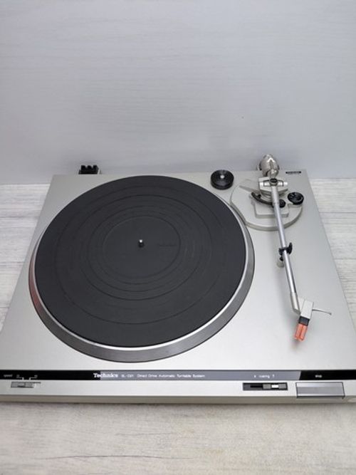 Technics SL-D21 Direct Drive Turntable Silver Record Player Tested No Cover