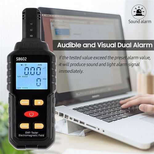 Digital EMF Meter LCD Electromagnetic Field Radiation Detector Megnetic Counter — image 5