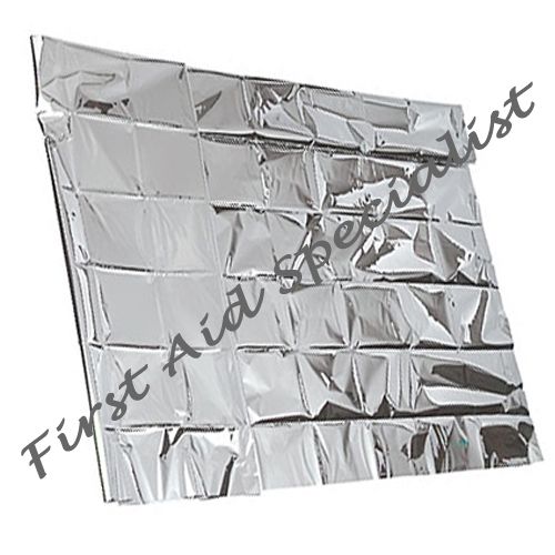 Heat Retaining Reflective Thermal Space Silver Sensory Foil Blanket — image 2