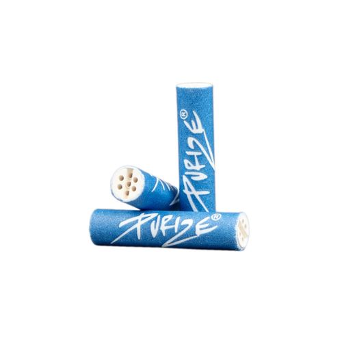 Purize BLUE  Carbon Activated Extra Slim Filter Tips Charcoal Roach - 250 Pack — image 2