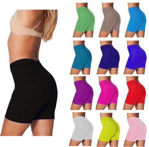 Cycling Shorts 1/2 Length Over Knee Cotton Women's ladies Girls Leggings — image 2