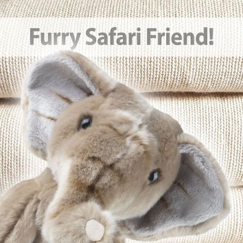Safari Elephant Plush Premium Toy - Natural World Collection — image 3