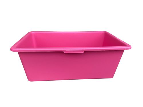 90L Pink Dog Bath with Stand & Drain Valve – Foldable Pet Washing Tub — image 10