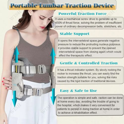 Professional Lumbar Traction Device,Herniated Disc Back Pain Relief Device — image 3
