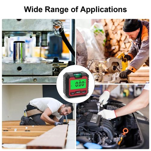 360° Magnetic Digital Protractor Angle Finder Gauge Inclinometer Level Meter UK — image 4
