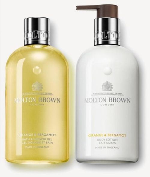Molton Brown Orange & Bergamot Bath & Showe And Body Lotion Set 300ml