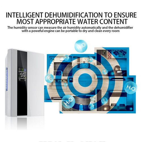 2.2L Large Dehumidifier Portable Quiet Home Air Dryer for Mould Moisture Damp — image 9