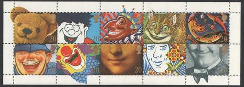 Greetings Booklet Stamps 1989 - 1997. Unmounted mint strips.