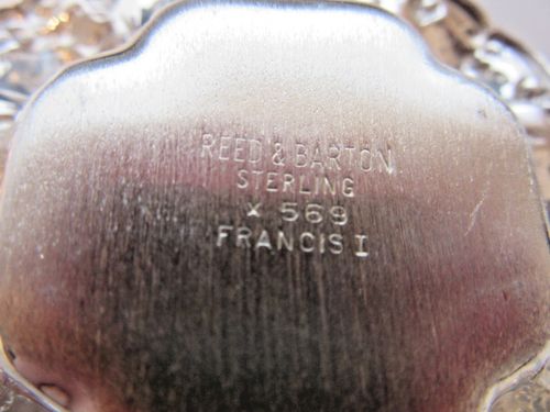 Reed & Barton  Sterling Silver  X 569 Francis I  Cup Nut Dish 49 grams 1.575 ozt — image 4