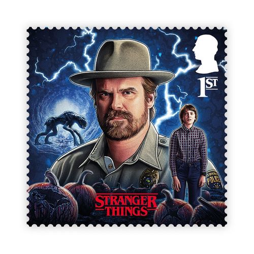 Stranger Things Stamps Collector Sheet from Royal Mail — image 8