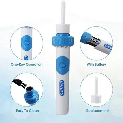 Electric Cordless Vacuum Ear Cleaner Wax Remover Safety Painless Cleaning Device — image 2