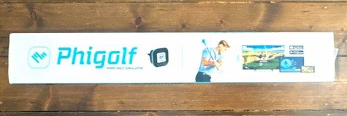 PhiGolf Home Golf Simulator Motion Sensor Bluetooth Battery Powered White/Blue