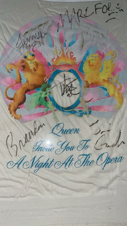 Queen A Night At The Opera Framed Autographed Reproduction Poster — image 3