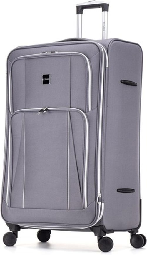 Skylark Suitcase Super Lightweight Luggage 20% Expandable 4 Wheels Soft Spinner