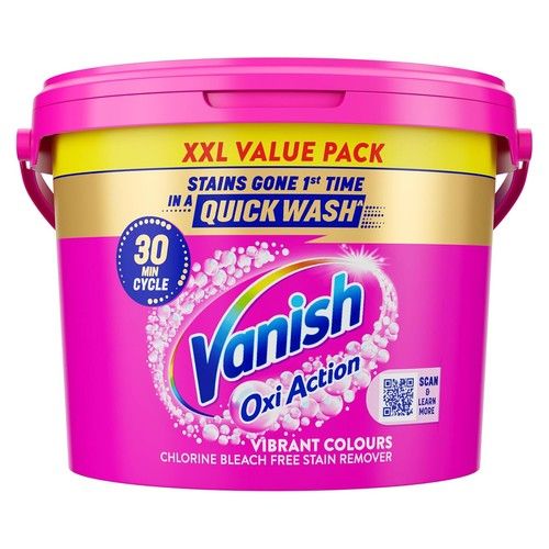 Vanish Gold Oxi Action Laundry Booster Fabric Stain Remover Powder 2.4kg