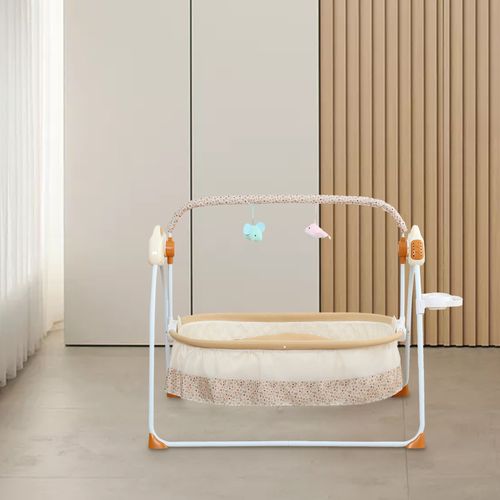 25KG Electric Bluetooth Auto-Swing Cot Baby Cradle Crib Infant Bed Rocking Chair — image 17