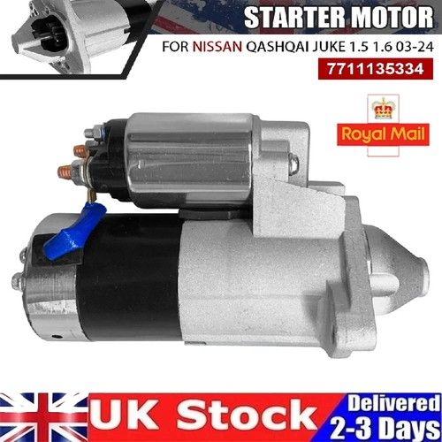 1.5 dCi DIESEL NEW STARTER MOTOR fits NISSAN QASHQAI, JUKE NOTE MICRA MK3, NV200