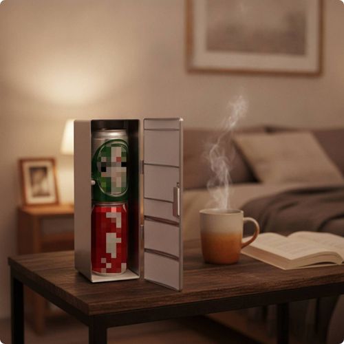 USB Refrigerator Portable Mini Fridge Compact for Students, Gamers — image 4