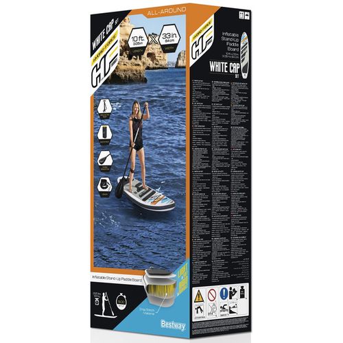 Bestway 10ft Hydro-Force White Cap Inflatable Paddle Board SUP Set — image 9