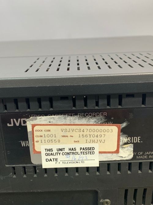 JVC HR-S4700 EG Super VHS VCR — image 4