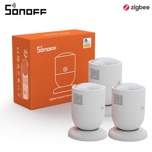 3 x SONOFF Zigbee Presence Sensor Microwave Radar Human Motion Sensor Smart Home — image 1