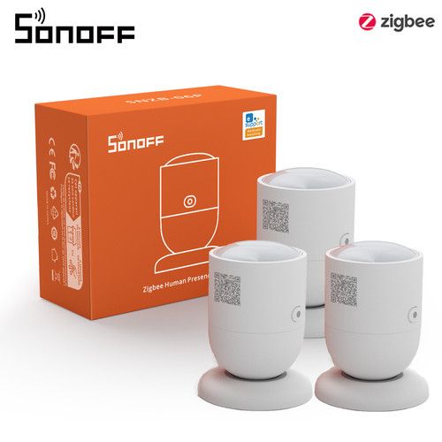 3 x SONOFF Zigbee Presence Sensor Microwave Radar Human Motion Sensor Smart Home