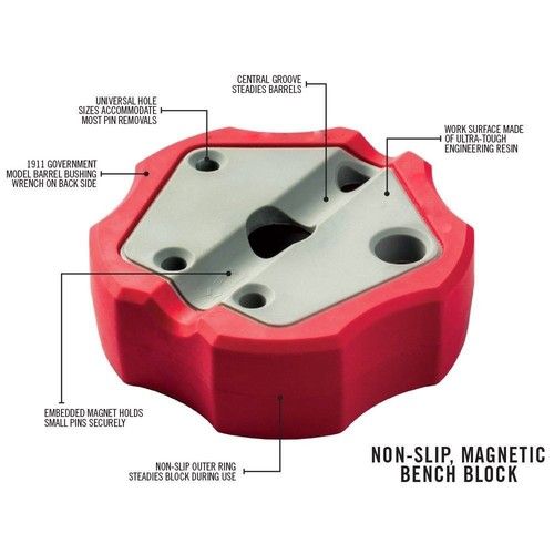 Universal 1911 Bench Block Gunsmithing Pistol Maintenance Repair Tool