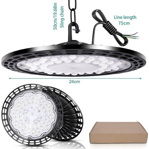 UFO LED High Bay Light Workshop Garage 500W 800W Industrial Warehouse Lamp UK