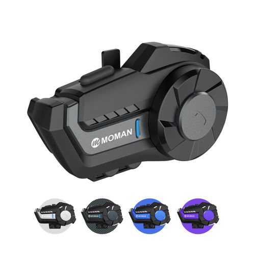 Moman H2 Pro Motorcycle Intercom Headset Music Share /FM up to 1000M 1 Pack — image 1