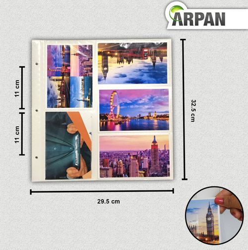 20 Slip in Refill Sheets to Hold 200 Photos for Large Ringbinder 6x4 Photo Album — image 5