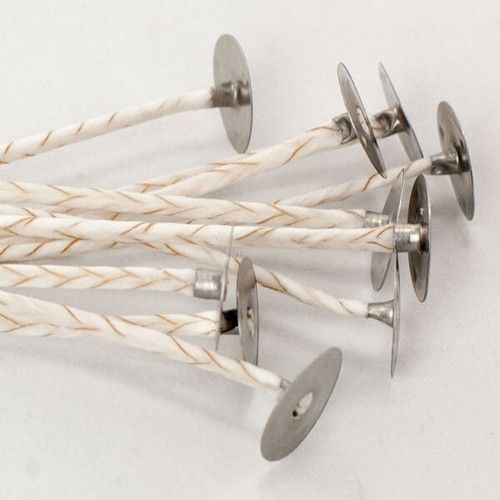Candle Wicks and Sustainers Wedo ECO 120mm Long Various Sizes Candle Making DIY