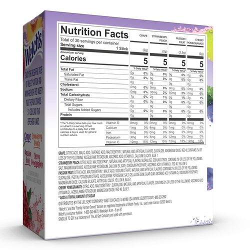 Welch's Singles To Go Variety Pack Zero Sugar | Spooky Potion USA Drink Mix — image 8