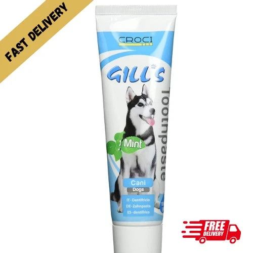 Pet Dog Toothpaste with Mint Flavour Clean Teeth Tartar Fresh Breath 100g UK