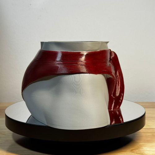 Briefs Planter 25 cm 3D Printed PLA Sculptural Plant Pot Decor — image 4