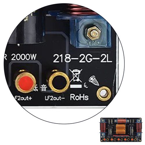 2000W 2 Way 4 Unit Dual Tweeter Speaker Frequency Divider Crossover Filter — image 6
