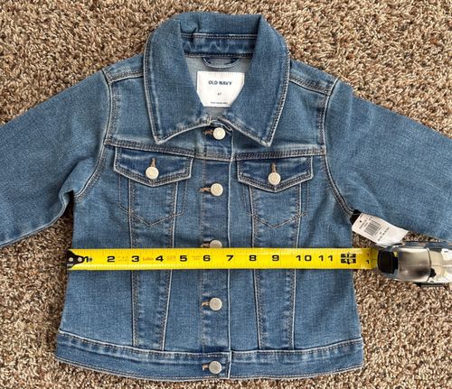 NWT Old Navy Jean Jacket Toddler Size 4T Medium Wash — image 2
