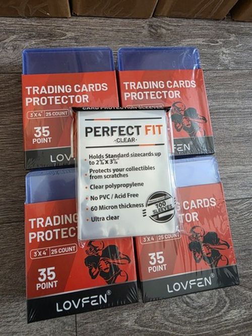100 Standard 3"x4" Toploaders 35pt Pokemon TCG +  100 Soft Sleeves